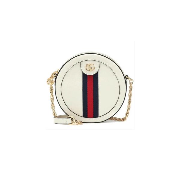 Ophidia GG mini round shoulder bag