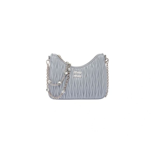 Matelasse nappa leather shoulder bag