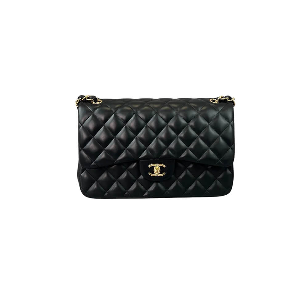 Ch*el classic double flap jumbo