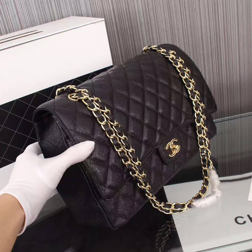 Ch*el classic maxi handbag