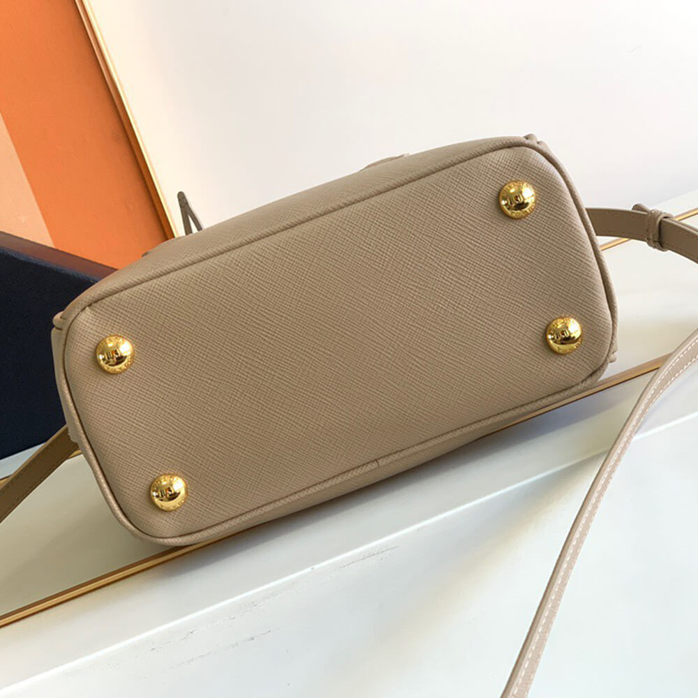 Pra*a galleria saffiano leather mini-bag