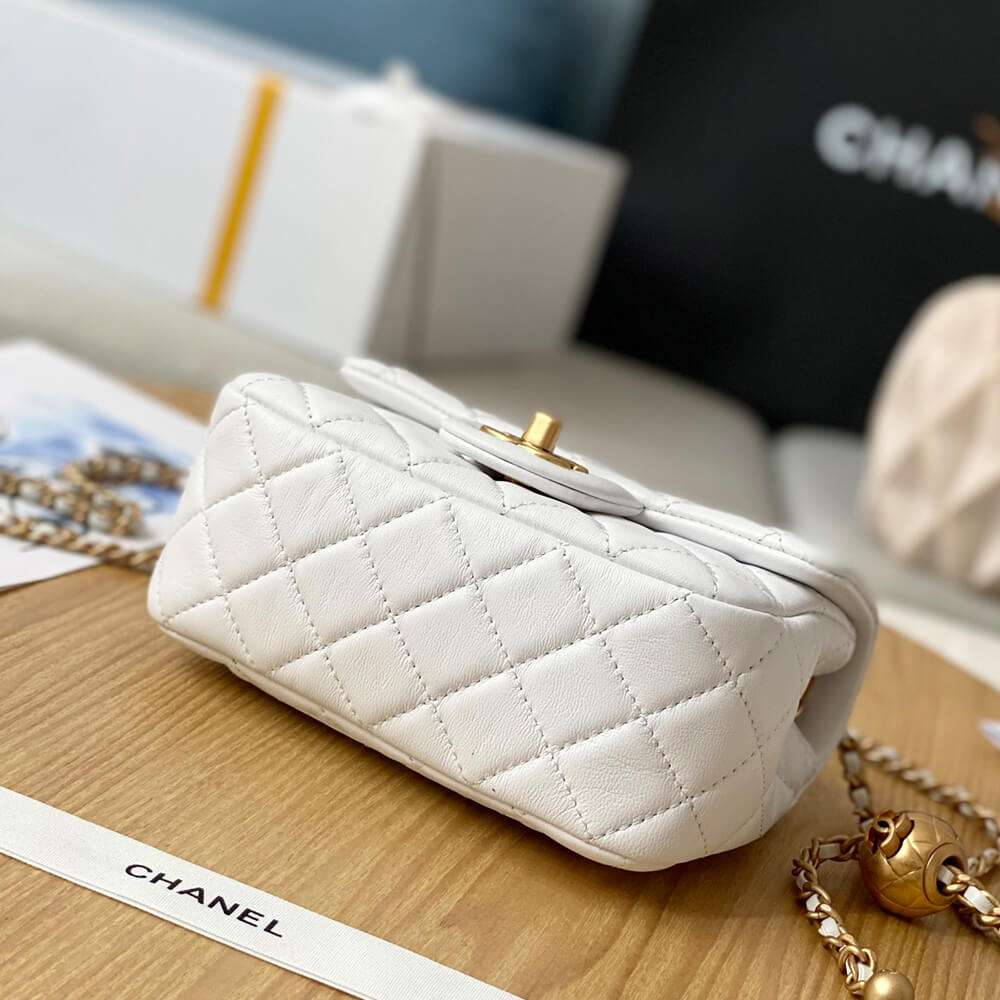 Ch*el pearl crush bag