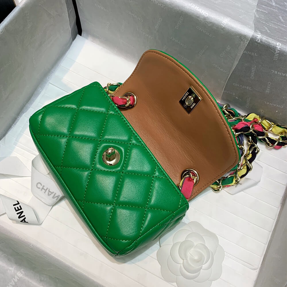Ch*el small flap bag
